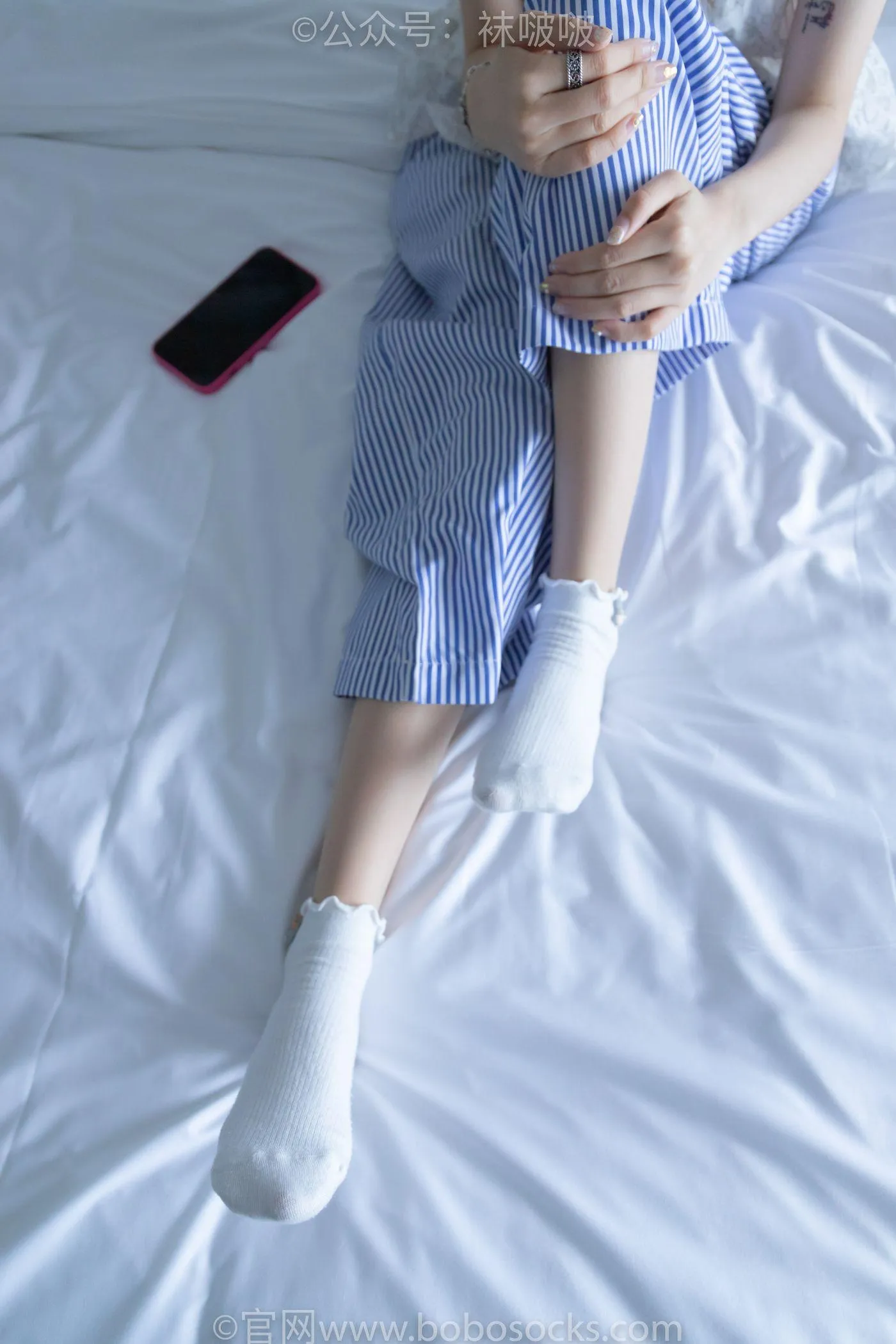 [BoBoSocks袜啵啵]NO.027 稚予- vans、白色棉袜、肉丝 [136P]插图1